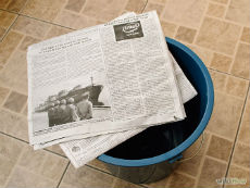 Window Cleaning with Newspaper